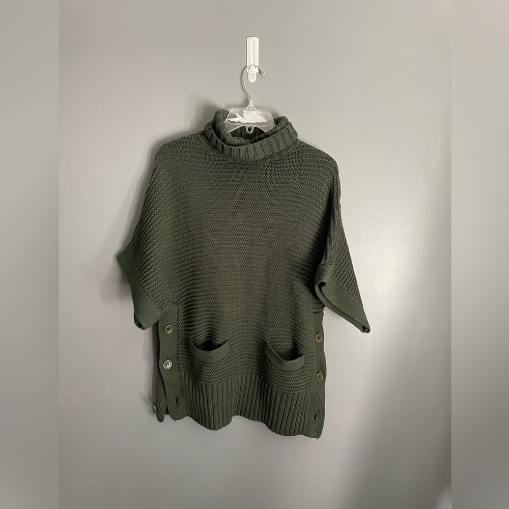 J.Crew Turtleneck Poncho Womens Size XXS - Picture 2 of 5